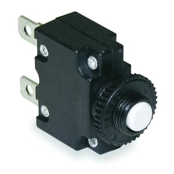 Circuit Breaker, CMB Series, 5A, 1 Pole, 125/250V AC, Not Rated, Medium Curve, Carling Technologies, Mfr#: CMB-053-11C3N-W-A/05