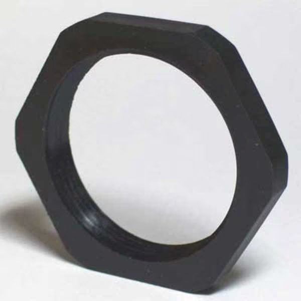 Connector Lock Nut, 2.15in, Blk, Polyamides, Energy Chain, Mfr#: I-BMN-48