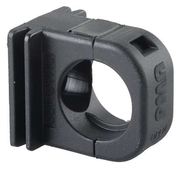 Tubing Support, 0.390in, Black, Polyamides, Energy Chain, Mfr#: I-BFH-07-0