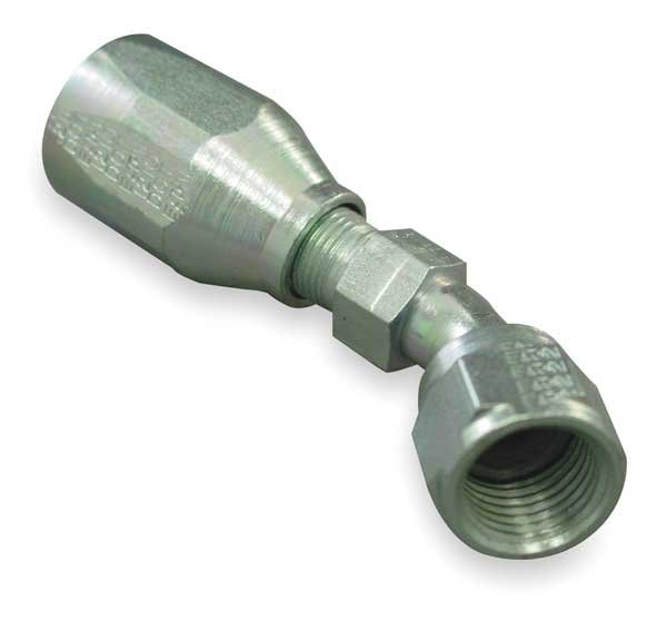 Fitting, 45 Deg, 5/16 In Hose, 5/8-18 SAE, Eaton Aeroquip, Mfr#: 190299-6S