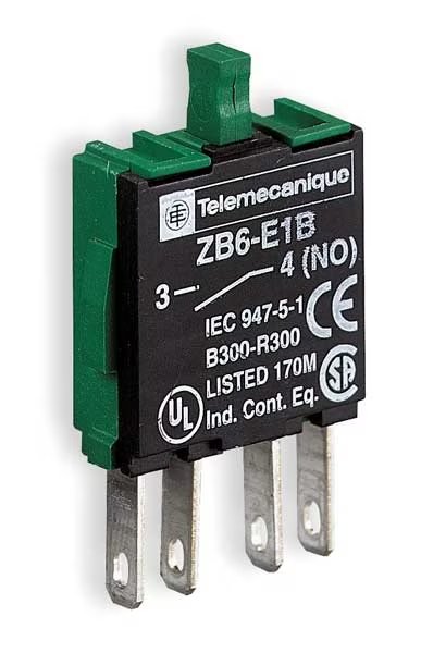 Contact Block, 1NC Slow Break, 16mm, Schneider Electric, Mfr#: ZB6E2B