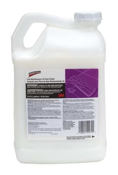 Floor Finish, 2.5 gal., Low, PK2, Scotchgard, Mfr#: 59279