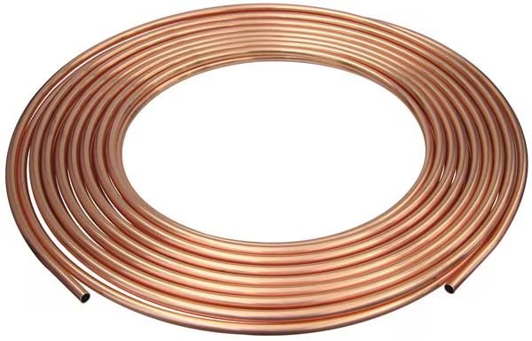 Coil Copper Tubing, 1 1/8 in Outside Dia, 50 ft Length, Type ACR, Streamline, Mfr#: D 18050P