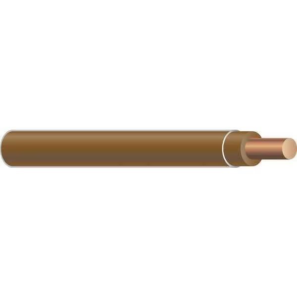 Building Wire, THHN, 10 AWG, 500 ft, Brown, Nylon Jacket, PVC Insulation, Southwire, Mfr#: 11602001