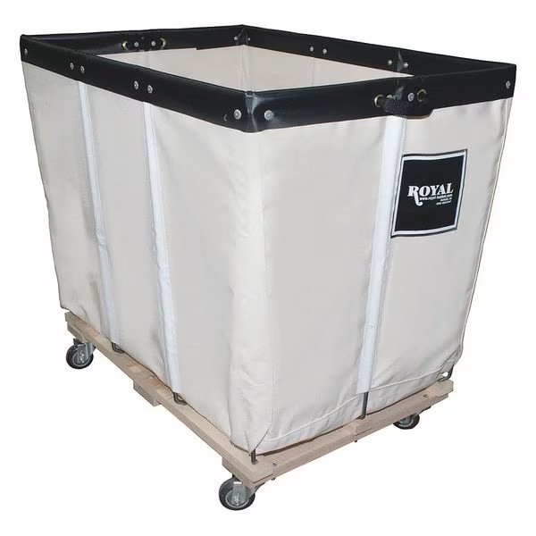 Basket Truck, 20 Bu. Cap., Canvas, 48 In.L, Royal Basket Trucks, Mfr#: G20-CCW-PMA-3UNN