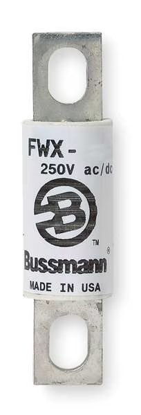 Semiconductor Fuse, FWX-A Series, 60A, Fast-Acting, 250V AC, Bolt-On, Eaton Bussmann, Mfr#: FWX-60A