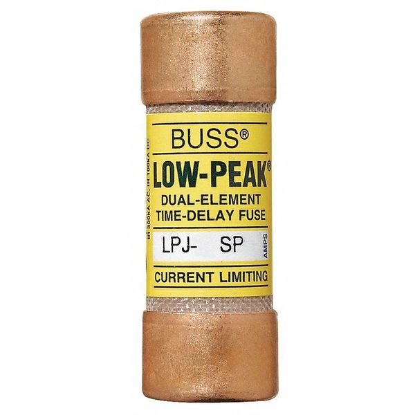 UL Class Fuse, J Class, LPJ Series, Time-Delay, 8A, 600V AC, Non-Indicating, Eaton Bussmann, Mfr#: LPJ-8SP