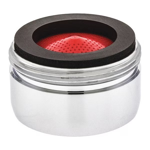 2.2 gpm Aerated Outlet, 15/16 in - 27 Thread Size, Chrome, Brass, Neoperl, Mfr#: 5500405