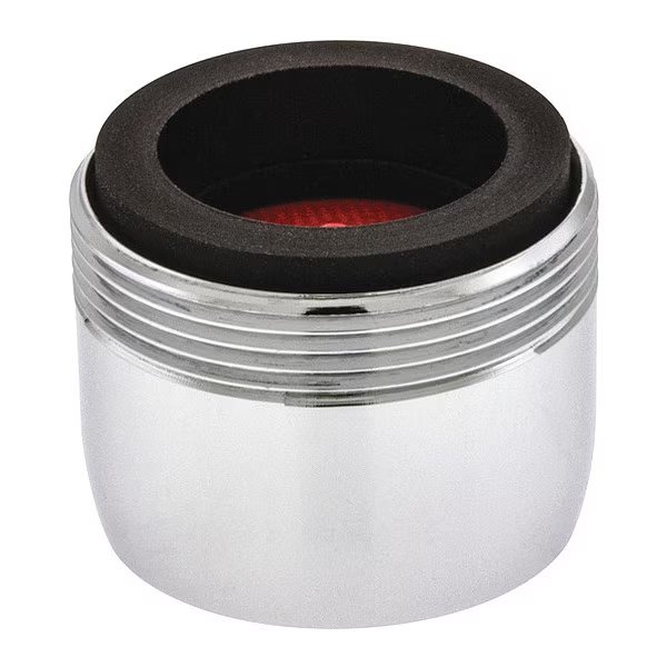 2.2 gpm Aerated Outlet, 15/16 in - 27, 55/64 in - 27 Thread Size, Chrome, Brass, 50 PK, Neoperl, Mfr#: 5505904
