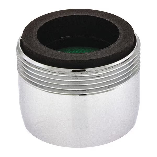 1.5 gpm Aerated Outlet, 15/16 in - 27, 55/64 in - 27 Thread Size, Chrome, Brass, 6 PK, Neoperl, Mfr#: 5505403