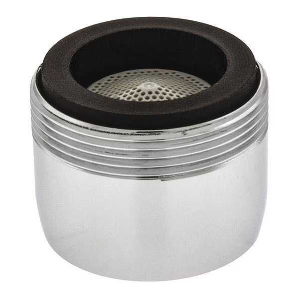 1.5 gpm Laminar Outlet, 15/16 in - 27, 55/64 in - 27 Thread Size, Chrome, Brass, 50 PK, Neoperl, Mfr#: 5501304