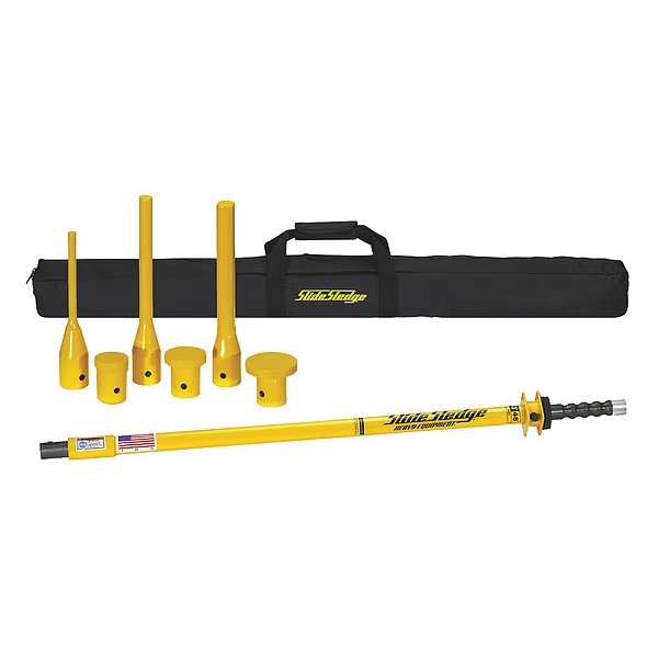 Slide Hammer Sledge, 13 lb., 46", w/ 6 Tips, Slide Sledge, Mfr#: 211205