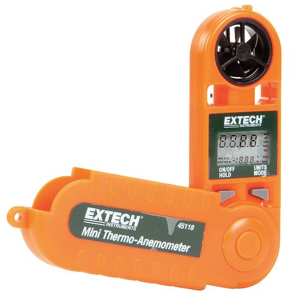 Anemometer, 100 to 5500 fpm, Extech, Mfr#: 45118
