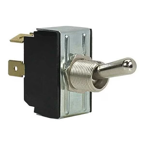 Toggle Switch, DPST, 4 Connections, On/Off, 3/4 hp, 10A @ 250V AC, 15A @ 125V AC, Carling Technologies, Mfr#: 2GK51-73