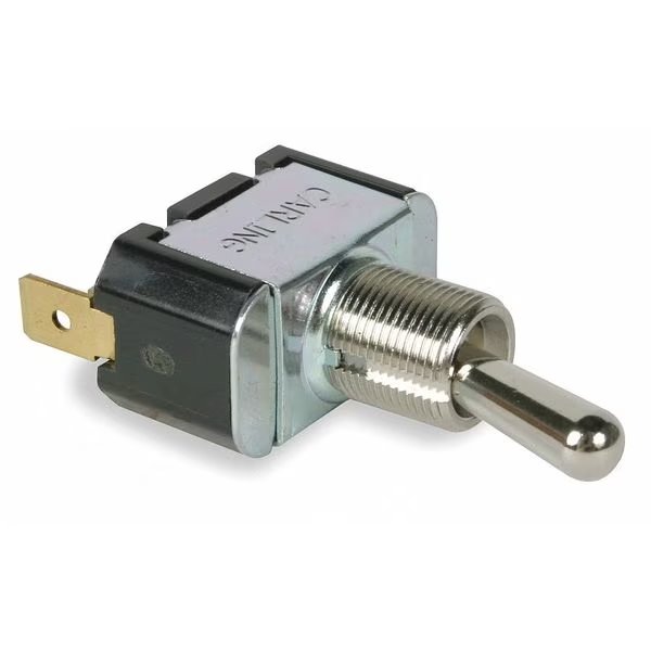 Toggle Switch, DPDT, 6 Connections, Circuit 1 On, Circuit 2 On, Off, 3/4 hp, 10A @ 250V AC, Carling Technologies, Mfr#: 2GP51-73
