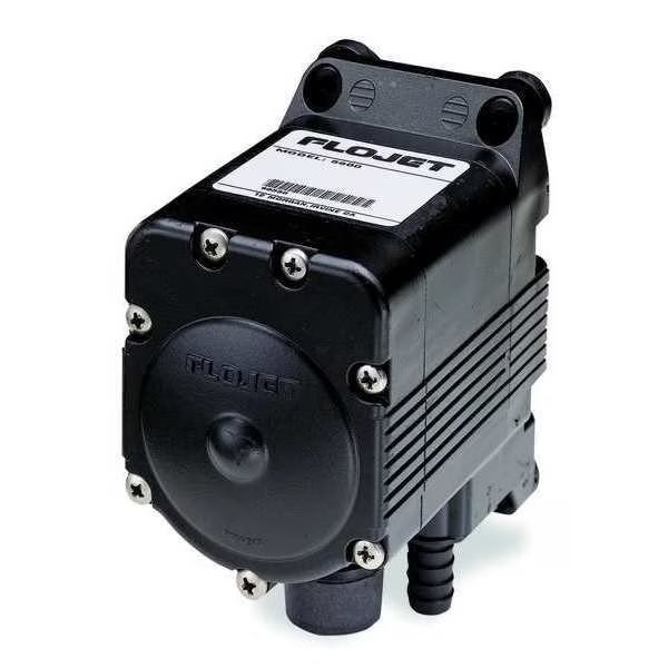 Double Diaphragm Pump, Polypropylene, Air Operated, Santoprene, 5 GPM, Flojet, Mfr#: G575215Z