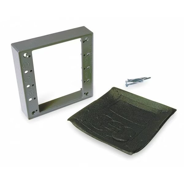 Extension Box, 2 Gang(s), Aluminum, Bell Outdoor, Mfr#: 5407-0