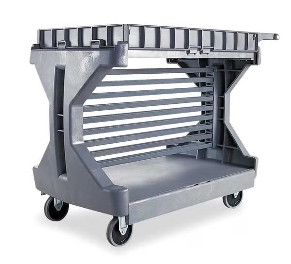 Bin Rail Accessory Kit, Gray, Steel, Akro-Mils, Mfr#: 30906