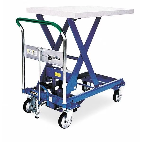 Scissor Lift Cart, 1100 lb. Cap, 23-5/8"W, 35-13/16"L, Southworth, Mfr#: A-500