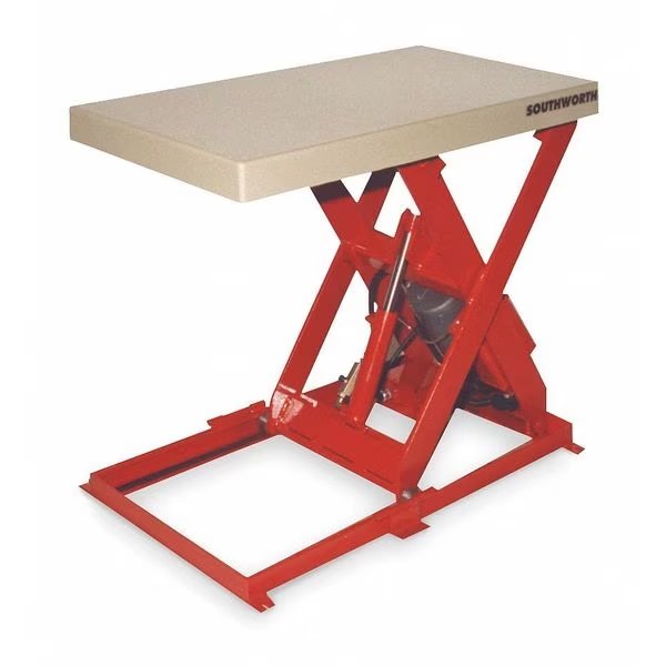 Scissor Lift Table, 1500 lb. Cap, 115V, 24"W, 48"L, Southworth, Mfr#: LL1.5-35-2448