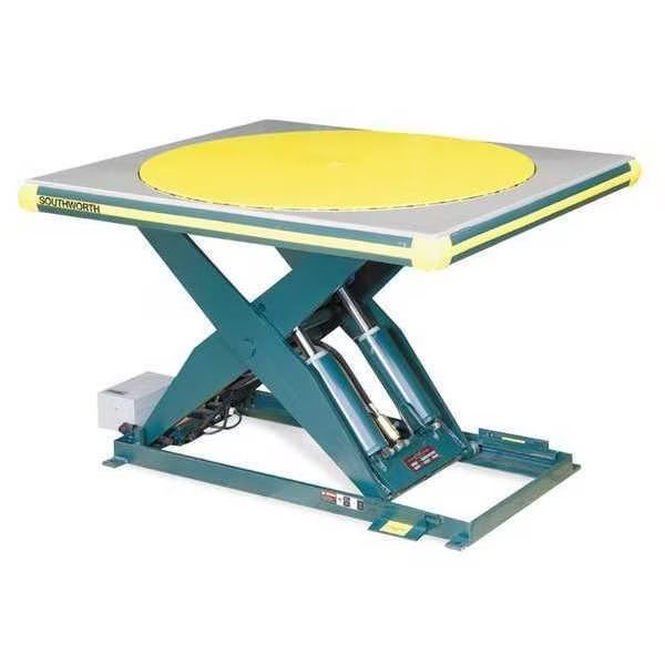 Scissor Lift Table, 3500 lb. Cap, 115V, 48"W, 48"L, Southworth, Mfr#: LS-4-36-4848-FTT