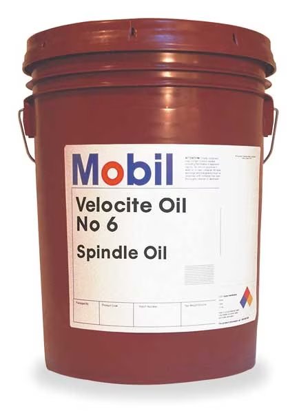Mobil Velocite 6, Spindle Oil, 5 gal., Mobil, Mfr#: 105482