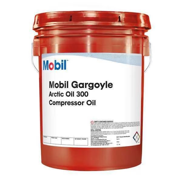Gargoyle Arctic 300, Compressor Oil, 5 gal., Mobil, Mfr#: 104837