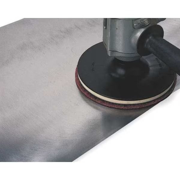 Hook/Loop Disc, No Hole, 5 in., Med, AlO, Scotch-Brite, Mfr#: 7100141917