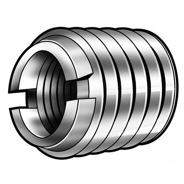 Heavy Wall Self Locking Thread Insert, 9/16"-18 Int Thrd Sz, Carbon Steel, 5 PK, E-Z Lok, Mfr#: 329-918-PK5