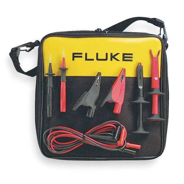 Test Lead Kit, 10A, Fluke, Mfr#: Fluke-TLK-220