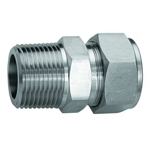 1/8" x 1/4" Compression x MNPT SS Male Connector, Ham-Let, Mfr#: 768L   SS 1/4 X 1/8