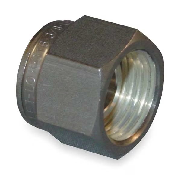 1/2" Compression 316 SS Nut, Ham-Let, Mfr#: 761L   SS 1/2