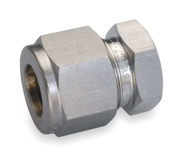 25/64" LET-LOK 316 SS Cap, Ham-Let, Mfr#: 7108L-SS-10MM