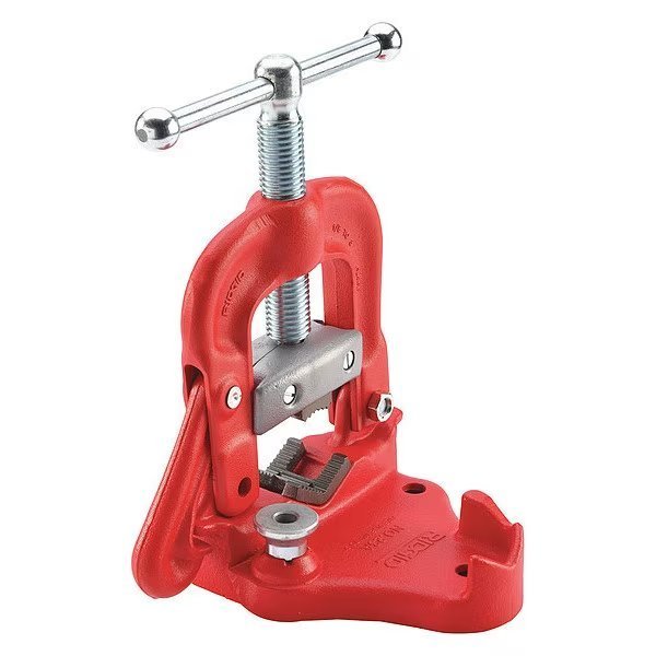 Bench Yoke Vise, 1/8-3 In. Cap, 12-1/2 H, Ridgid, Mfr#: 23A