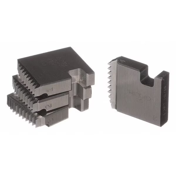 Pipe Thread Die, 1 In, For SS, 4 Pc, Ridgid, Mfr#: 37925