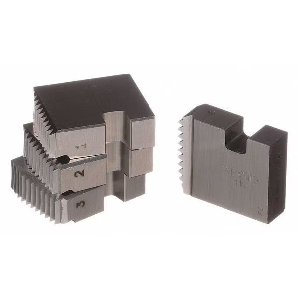 Pipe Thread Die, 2 In, For SS, 4 Pc, Ridgid, Mfr#: 37940