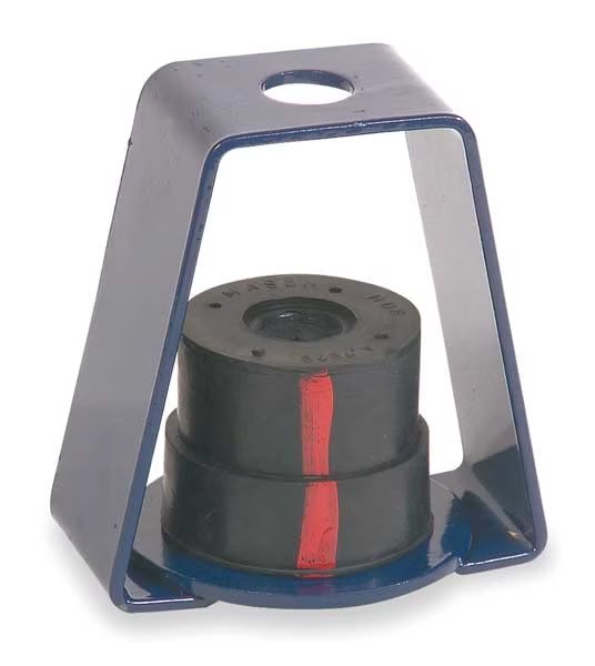 Vibration Isoltr, Neoprene, 190 to 380 lb., Mason, Mfr#: 5C011