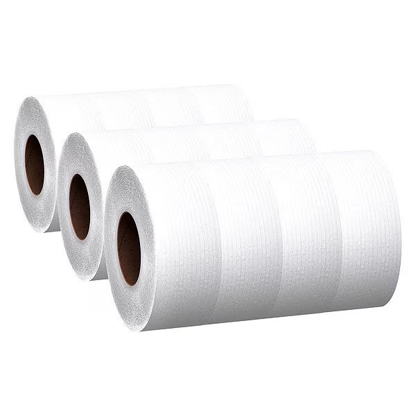 High-Capacity Jumbo Roll Toilet Paper, 2-Ply, White, Non-perforated, (1,000'/Roll, 12 Rolls/Case), Kimberly-Clark Professional, Mfr#: 07805