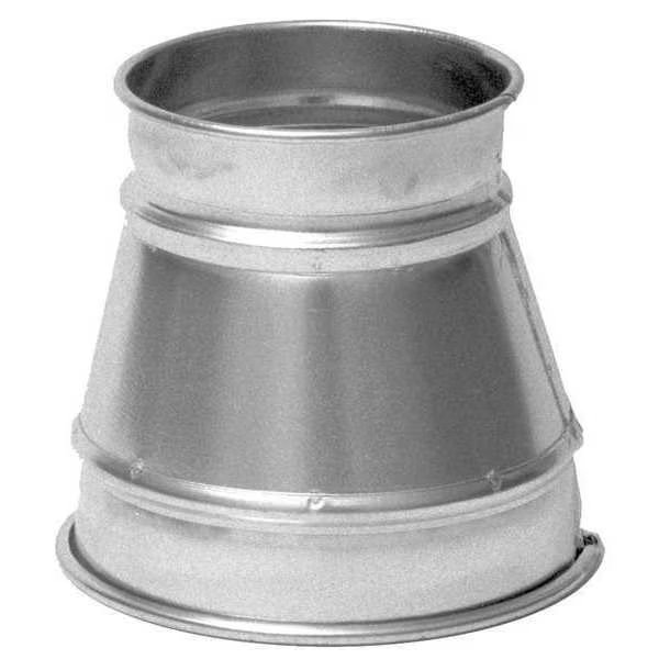 Duct Reducer, Steel, 20 ga Thick, Round, Nordfab, Mfr#: 8040026008