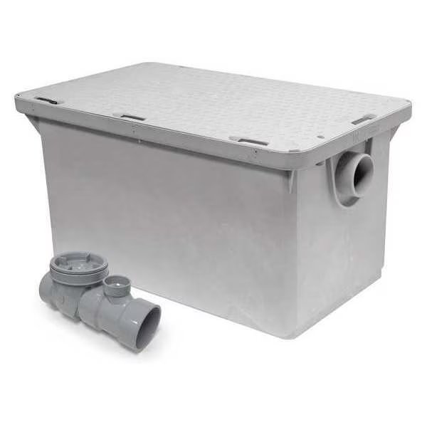3" Pipe Dia., PP Thermoplastic, Interceptor, Grease Interceptor, Endura, Mfr#: 3925XTA03