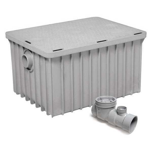 4" Pipe Dia., Thermoplastic, Interceptor, Grease Interceptor, Endura, Mfr#: 3950A04