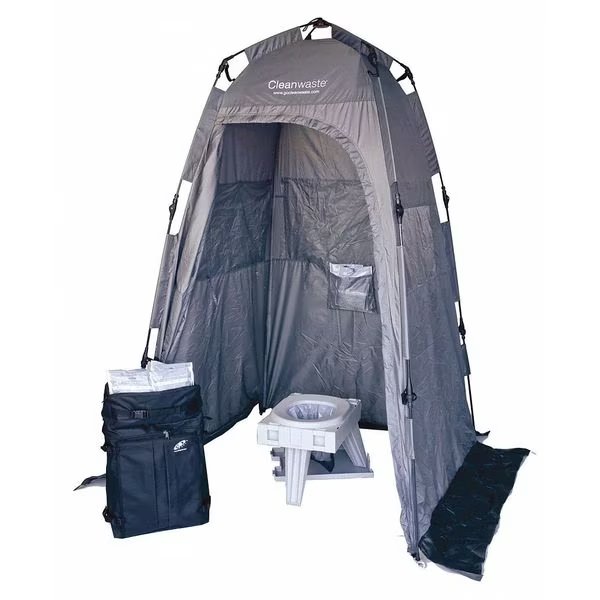 Portable Toilet System, Wt. 20 lb, Cleanwaste, Mfr#: D115SYB