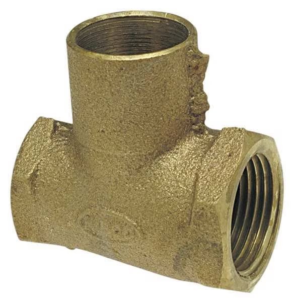 Reducing Tee, Low-Lead Cast Bronze, Nibco, Mfr#: 710-3RR-LF 3/4X1/2X3/4