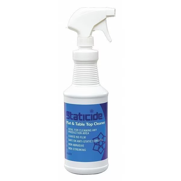 Mat and Table Top Cleaner, 32 oz. Trigger Spray Bottle, Pleasant, Acl Staticide, Mfr#: 6001