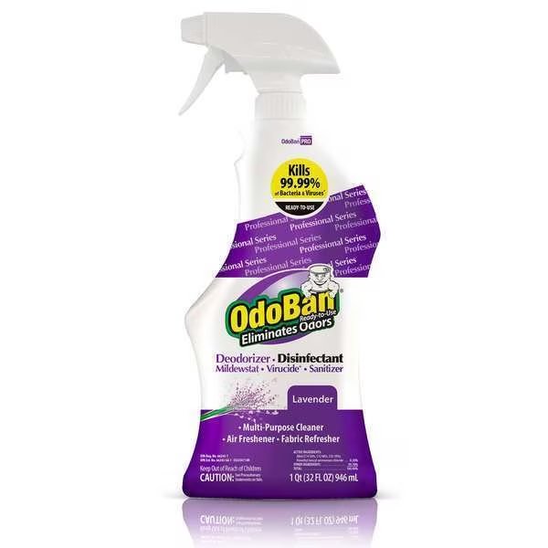 Odor Eliminator, 32 oz., Lavender, PK12, Odoban, Mfr#: 910162-QC12