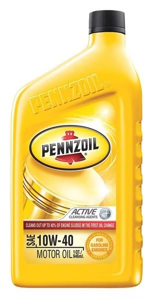 Engine Oil, 10W-40, Conventional, 1 Qt., Pennzoil, Mfr#: PENZ1040