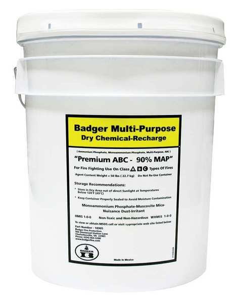 Refill Pail, 50 lbs, Badger, Mfr#: AD50P Pail M