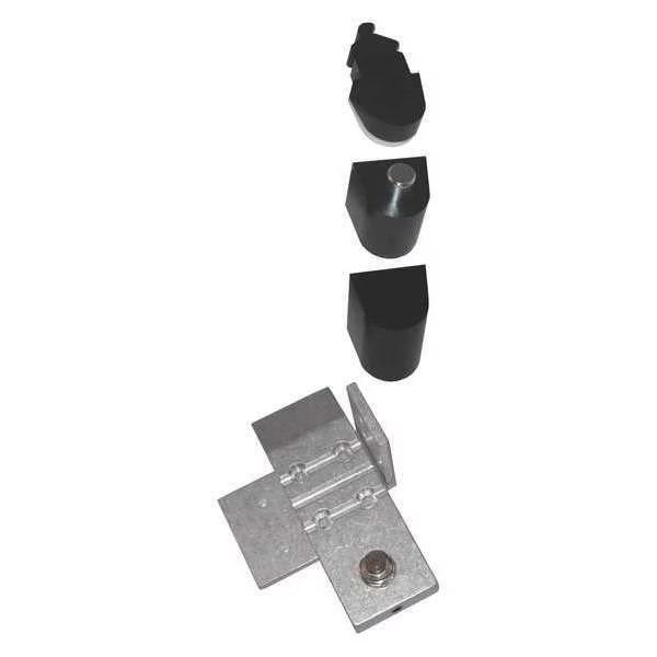 3/4" H Duronotic Dark Bronze Pivot Hinge, Kaba Ilco, Mfr#: IL-OP-19-LH-DU SETS - ALDORA STYLE