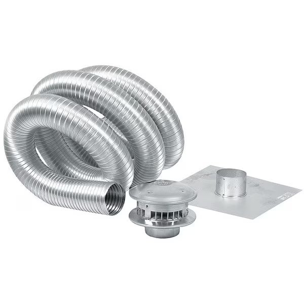 Chimney Liner, 4" x 35 ft., Aluminum, Ameri-Vent, Mfr#: 4ALK35