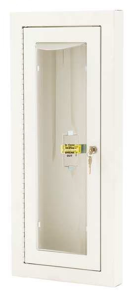 Fire Extinguisher Cabinet, Semi Recessed, 26 3/4 in Height, 10 lb, Loma, Mfr#: 7322-BB